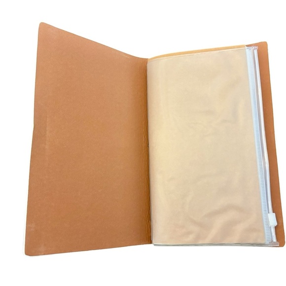 Travelers Notebook Journal Refillable Faux Leather A3 Zodiac Pisces Turquoise - Picture 3 of 7